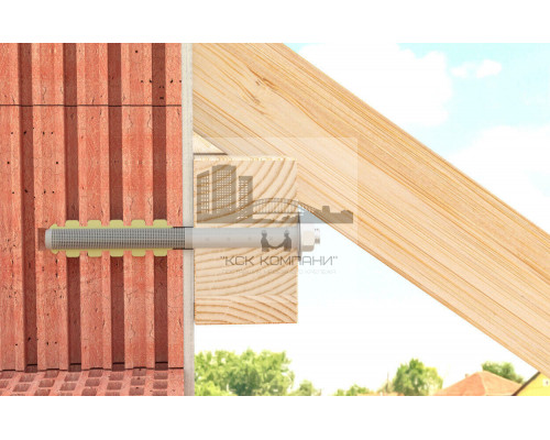 Сетчатая гильза металлическая  для химического анкера, M6/M8 12x1000 мм